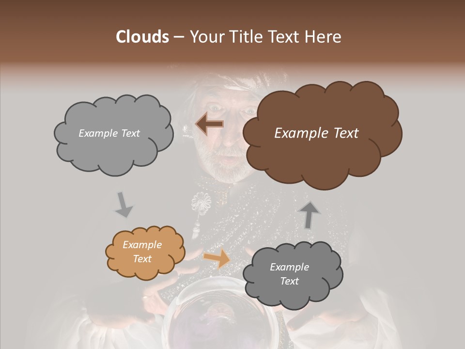 Clairvoyant Gypsy Prognosticator PowerPoint Template