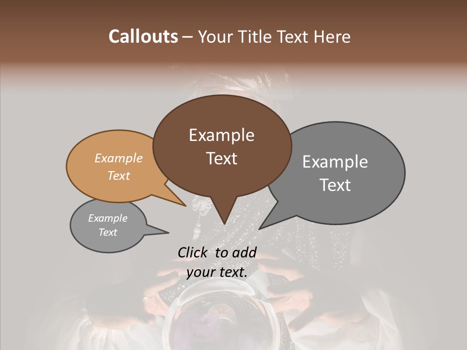 Clairvoyant Gypsy Prognosticator PowerPoint Template