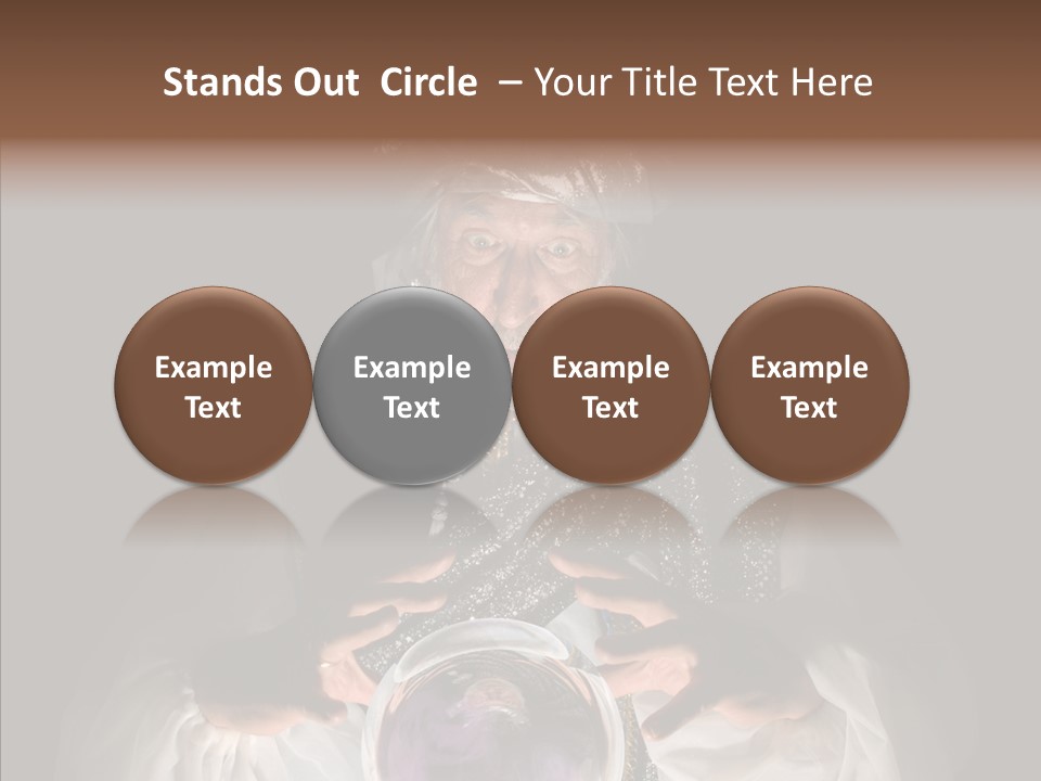 Clairvoyant Gypsy Prognosticator PowerPoint Template