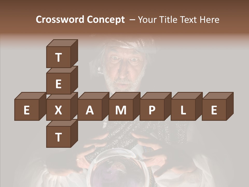 Clairvoyant Gypsy Prognosticator PowerPoint Template