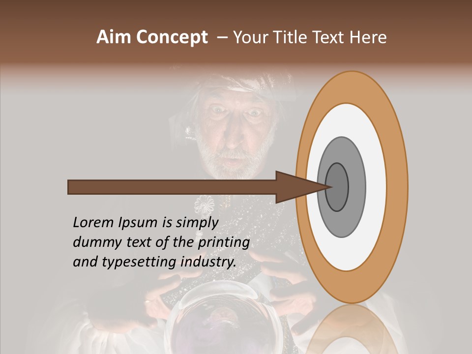 Clairvoyant Gypsy Prognosticator PowerPoint Template