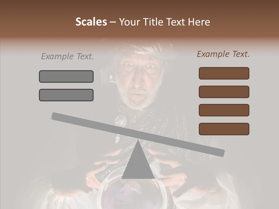 Clairvoyant Gypsy Prognosticator PowerPoint Template
