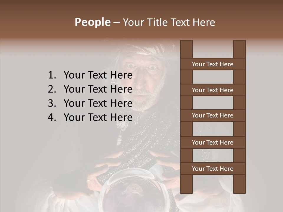 Clairvoyant Gypsy Prognosticator PowerPoint Template