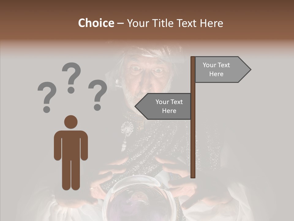 Clairvoyant Gypsy Prognosticator PowerPoint Template