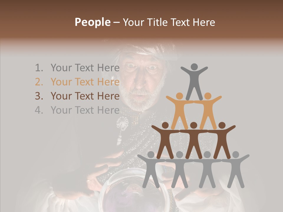 Clairvoyant Gypsy Prognosticator PowerPoint Template