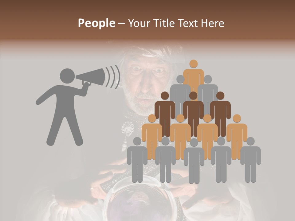 Clairvoyant Gypsy Prognosticator PowerPoint Template