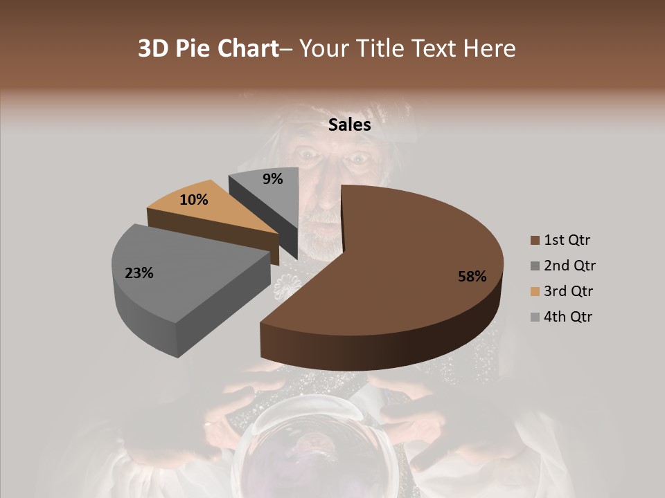 Clairvoyant Gypsy Prognosticator PowerPoint Template