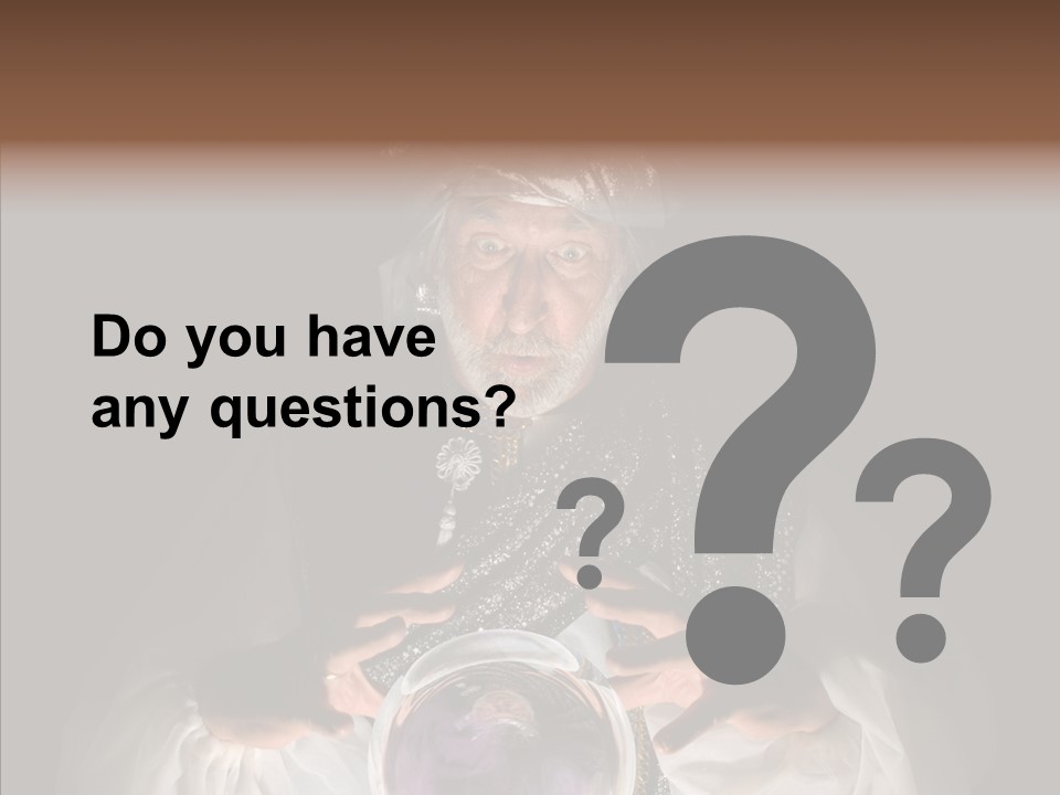 Clairvoyant Gypsy Prognosticator PowerPoint Template