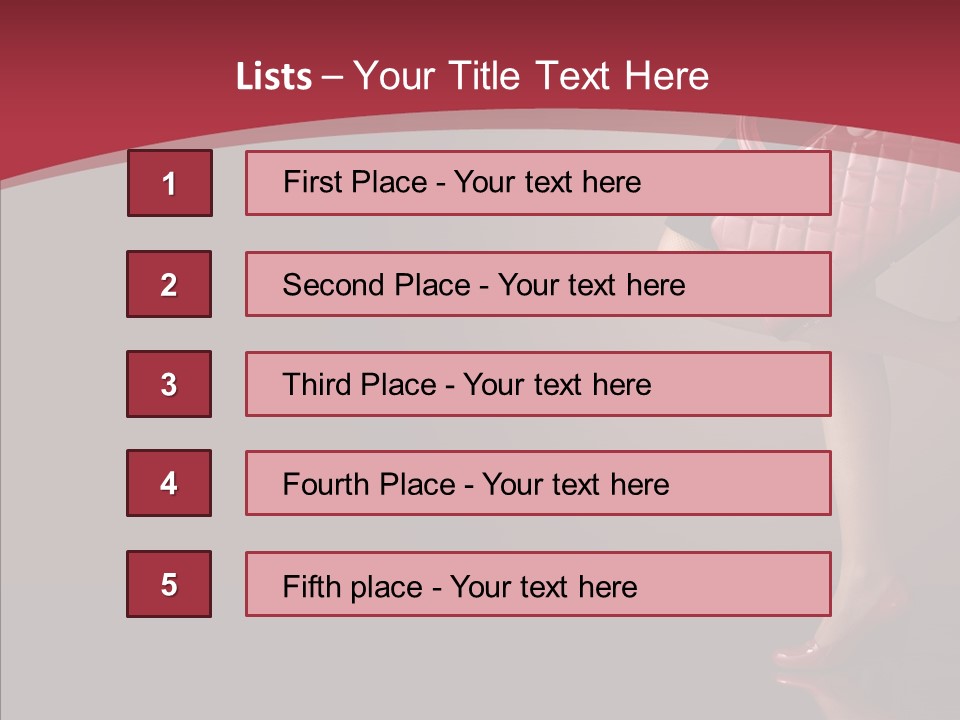 Lady Woman Expensive PowerPoint Template