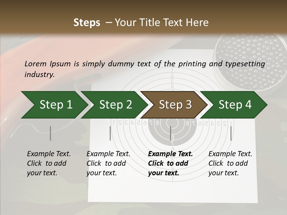 Box Air Bullet PowerPoint Template