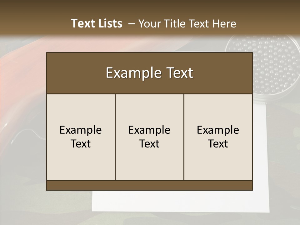 Box Air Bullet PowerPoint Template