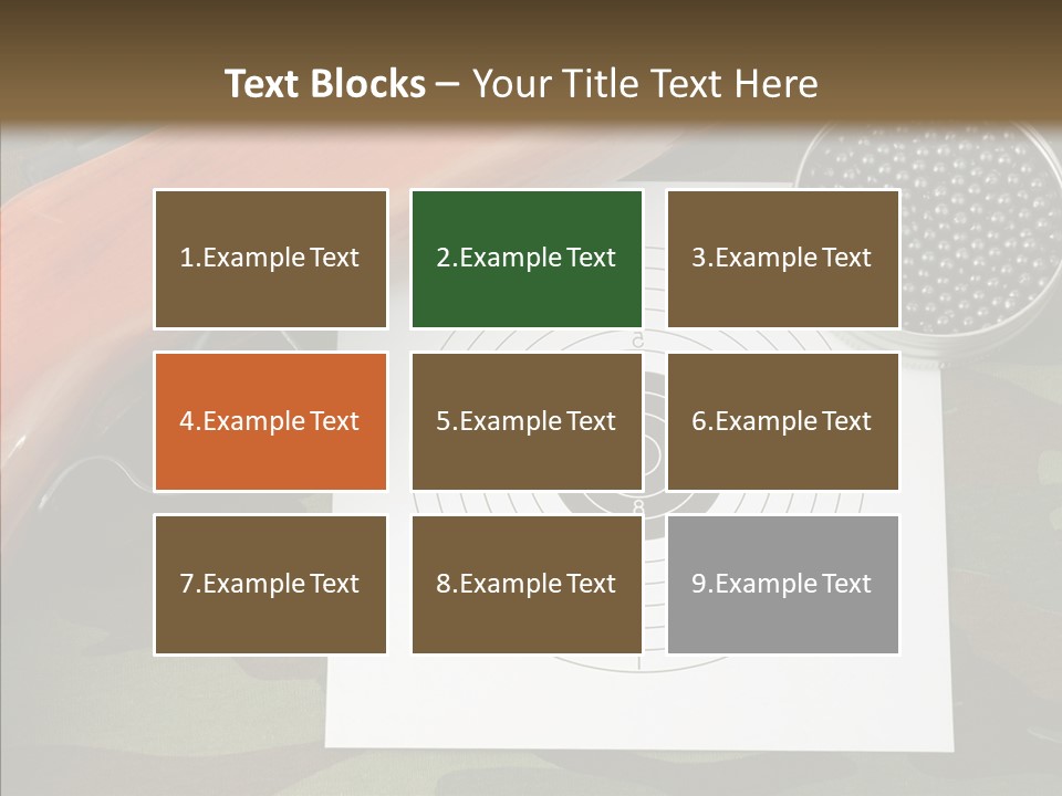 Box Air Bullet PowerPoint Template