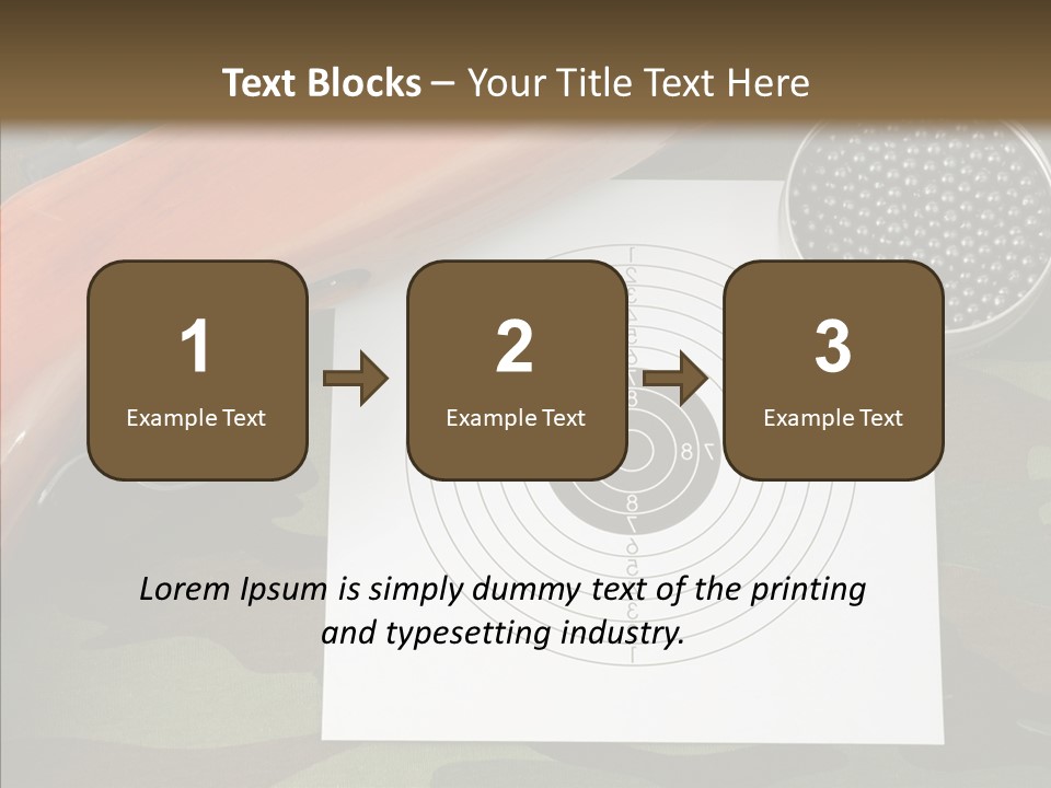 Box Air Bullet PowerPoint Template