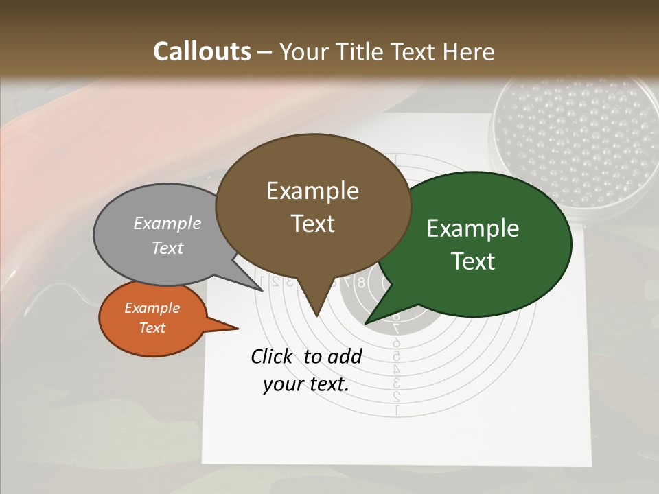Box Air Bullet PowerPoint Template