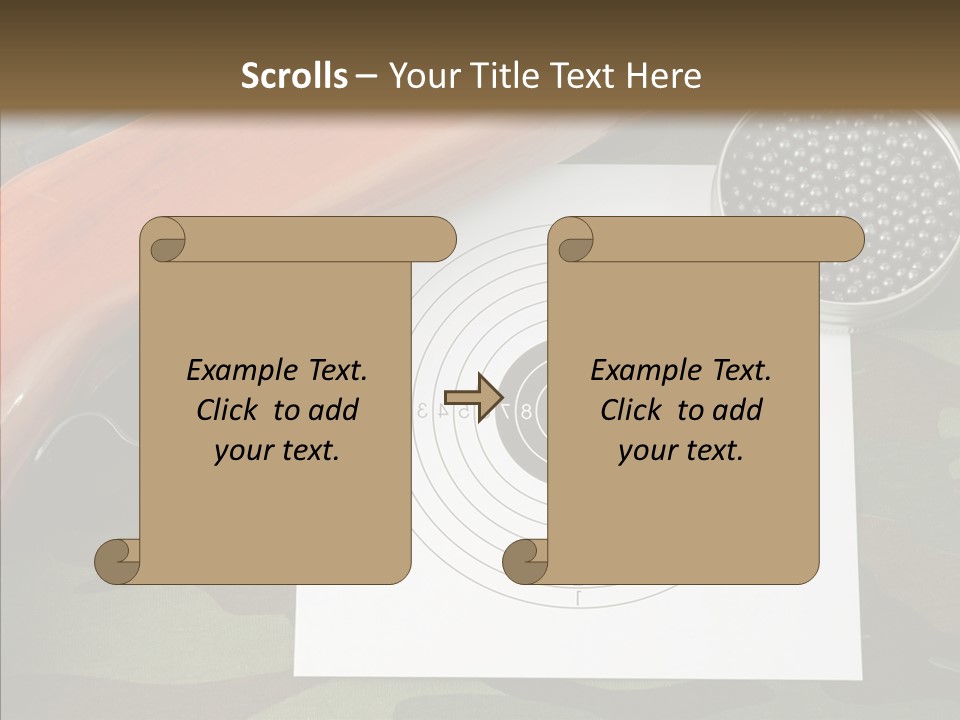 Box Air Bullet PowerPoint Template