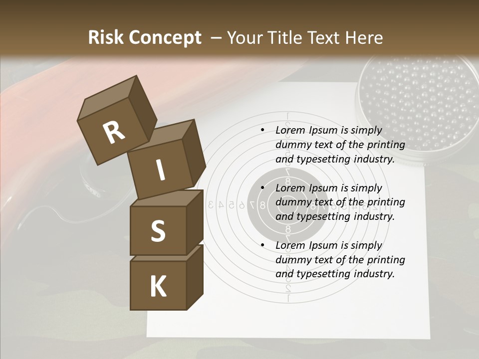 Box Air Bullet PowerPoint Template