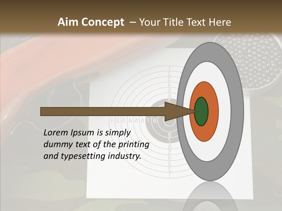 Box Air Bullet PowerPoint Template