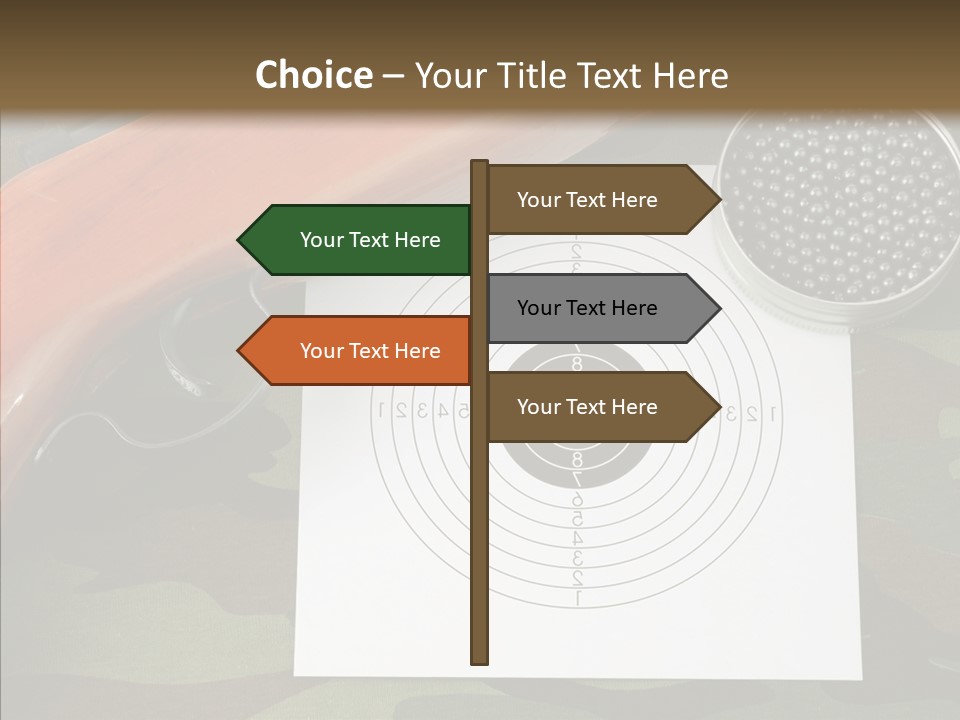Box Air Bullet PowerPoint Template