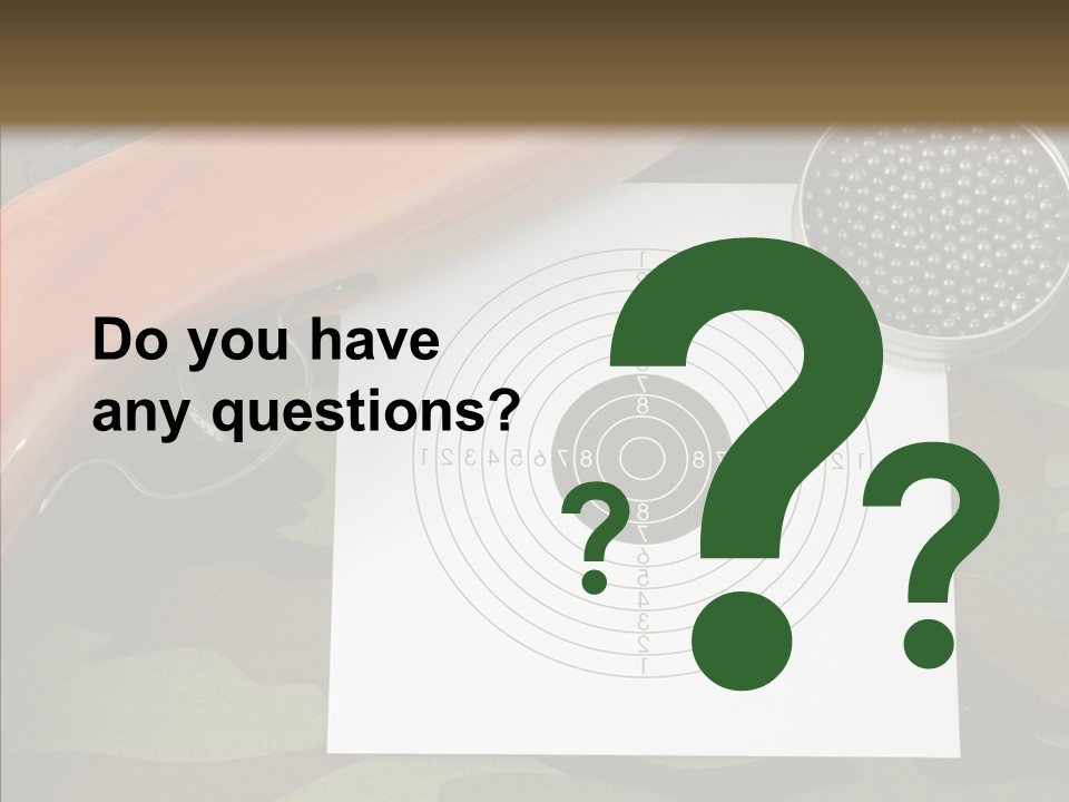 Box Air Bullet PowerPoint Template