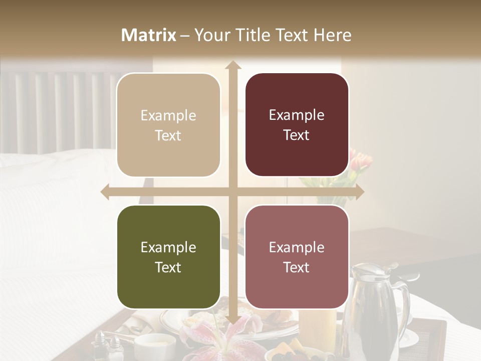 Morning Tea Tray PowerPoint Template