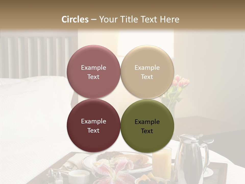 Morning Tea Tray PowerPoint Template
