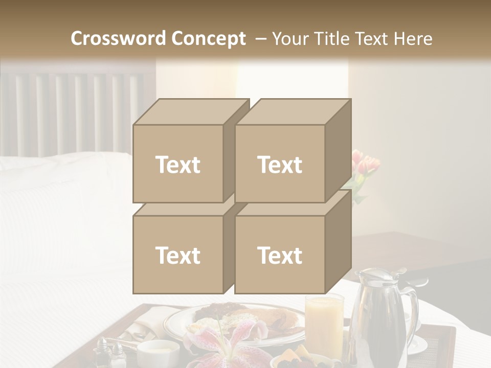 Morning Tea Tray PowerPoint Template