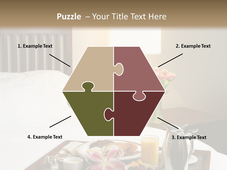 Morning Tea Tray PowerPoint Template
