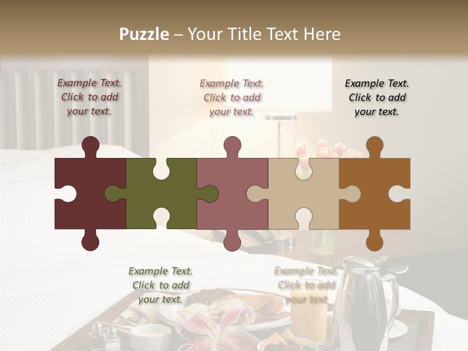 Morning Tea Tray PowerPoint Template