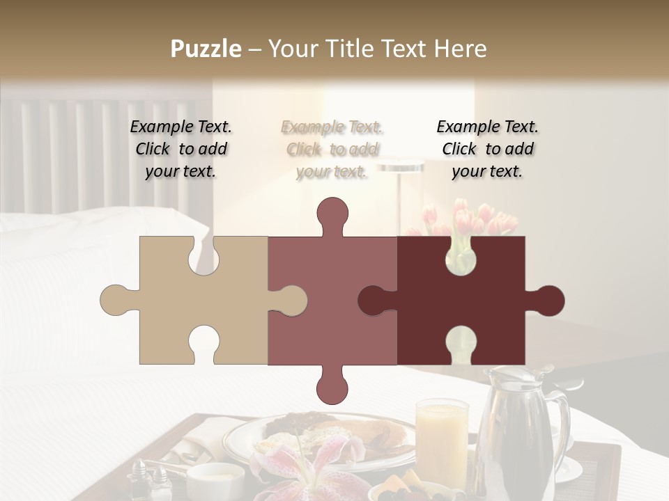 Morning Tea Tray PowerPoint Template