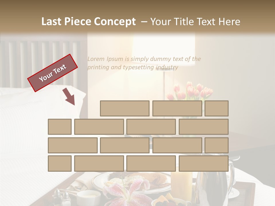 Morning Tea Tray PowerPoint Template
