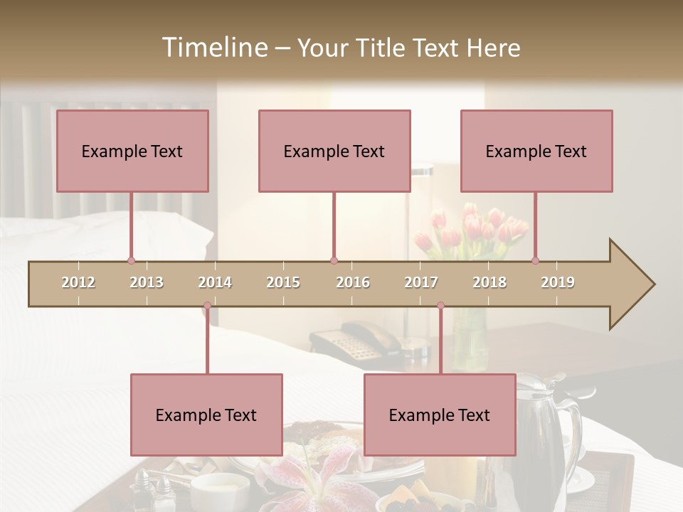 Morning Tea Tray PowerPoint Template