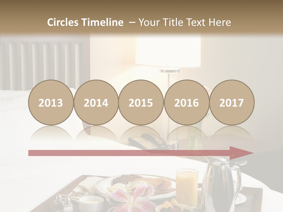 Morning Tea Tray PowerPoint Template