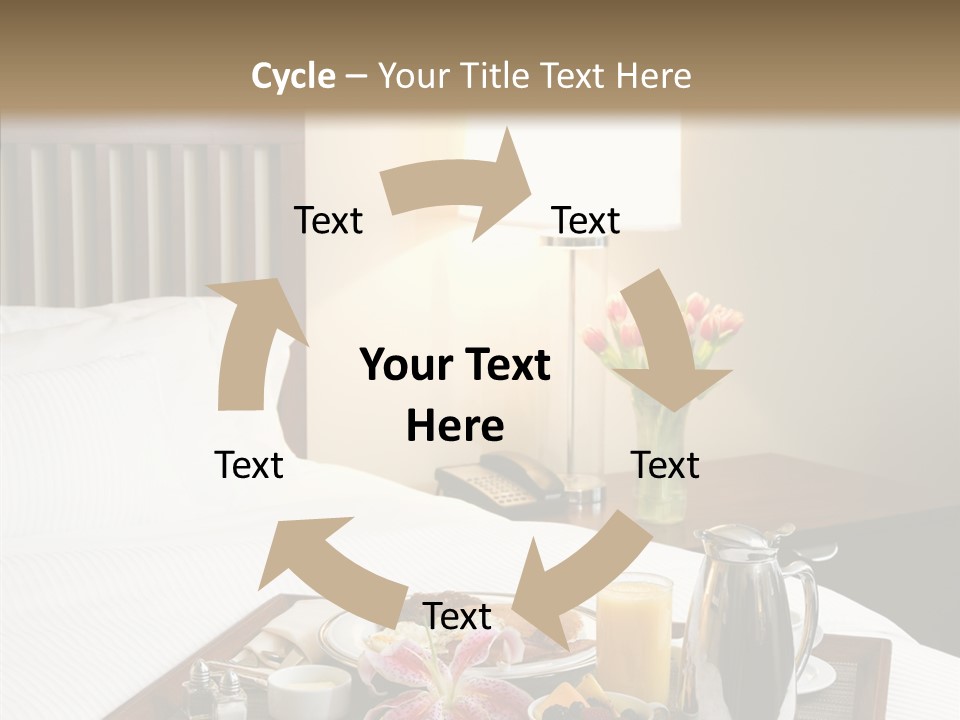 Morning Tea Tray PowerPoint Template
