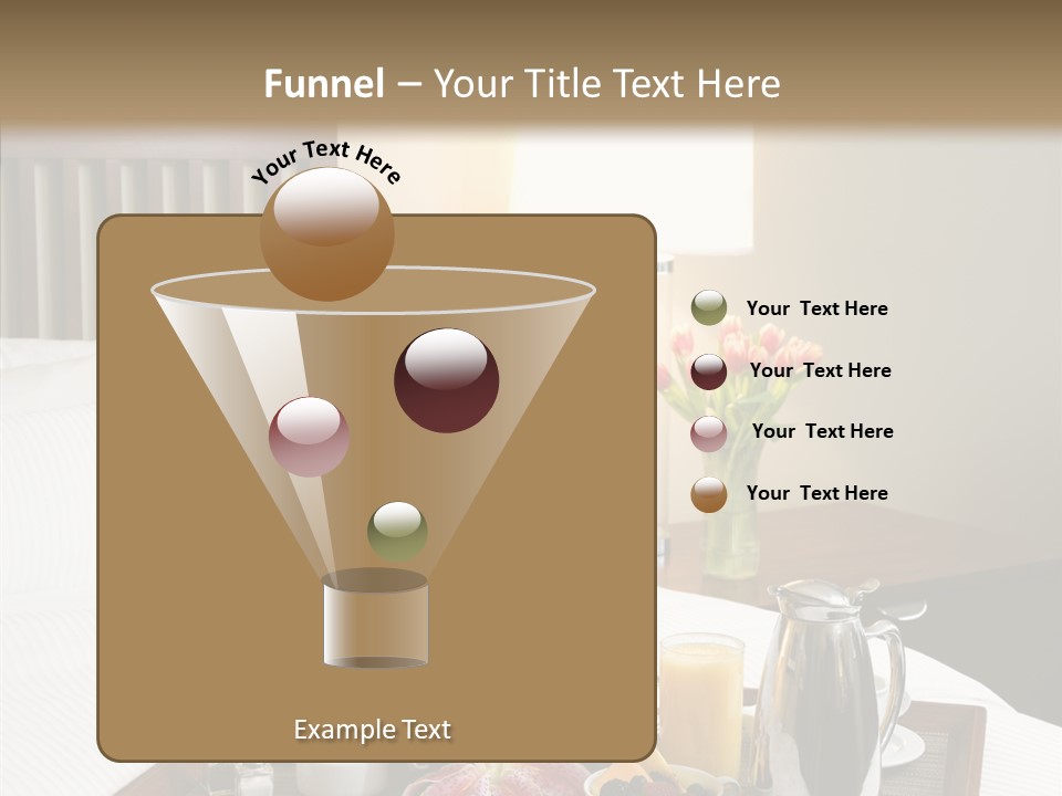 Morning Tea Tray PowerPoint Template