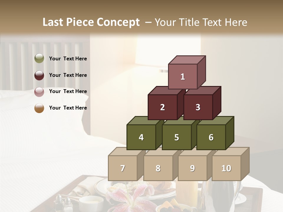 Morning Tea Tray PowerPoint Template
