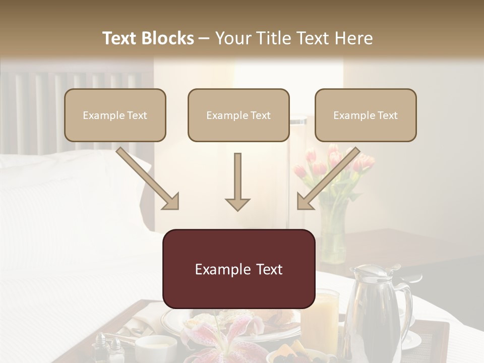 Morning Tea Tray PowerPoint Template