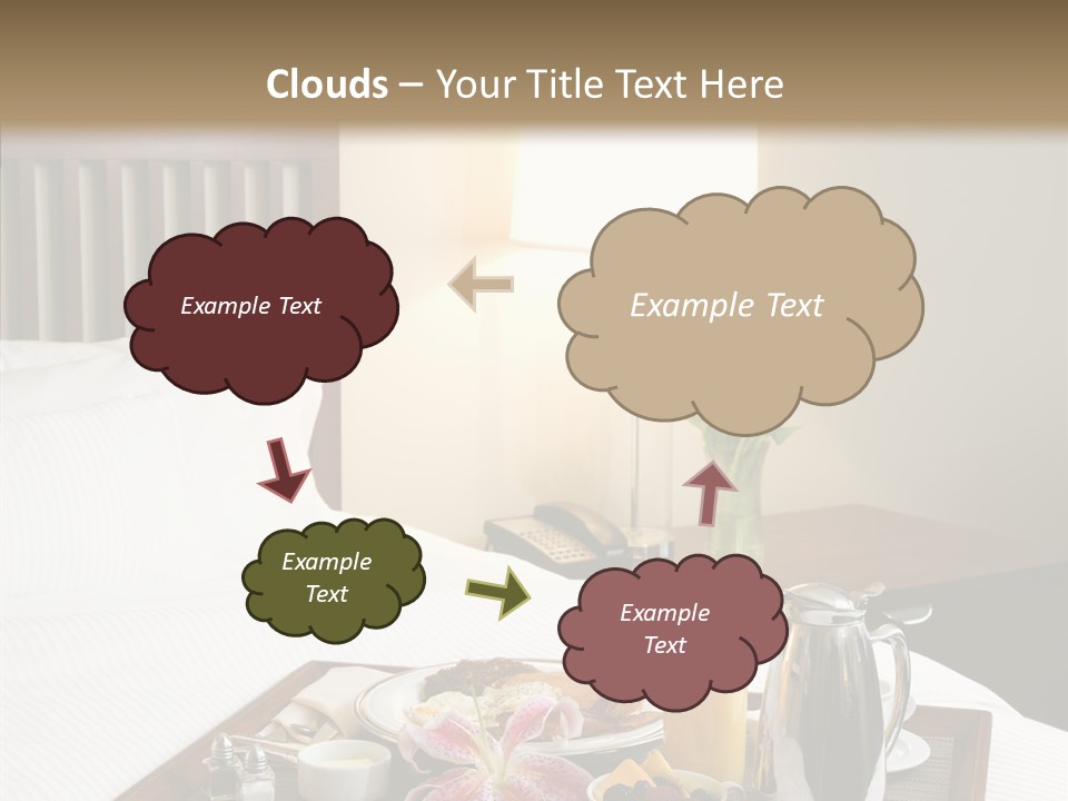 Morning Tea Tray PowerPoint Template