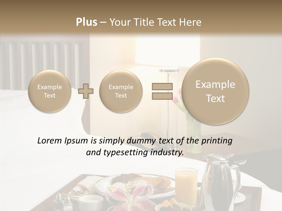 Morning Tea Tray PowerPoint Template