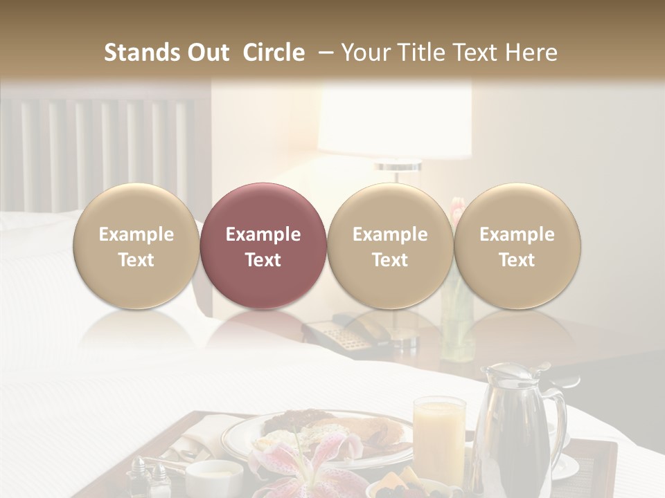 Morning Tea Tray PowerPoint Template