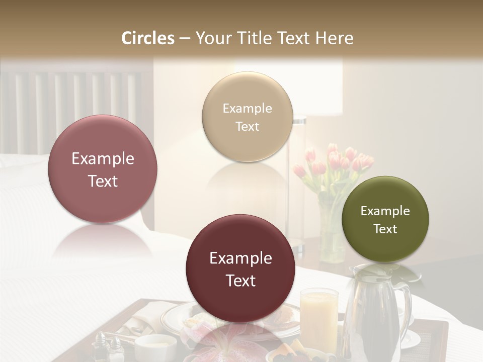 Morning Tea Tray PowerPoint Template