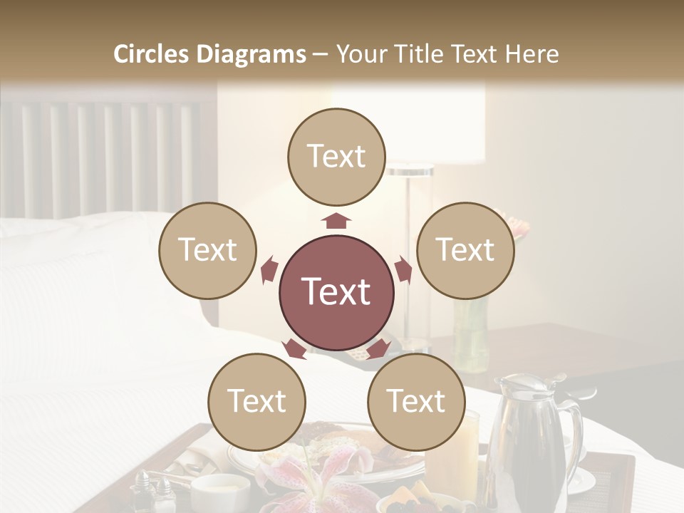 Morning Tea Tray PowerPoint Template