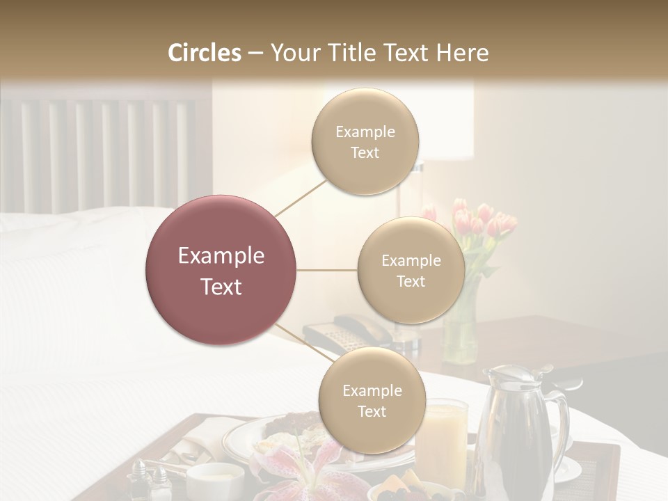 Morning Tea Tray PowerPoint Template