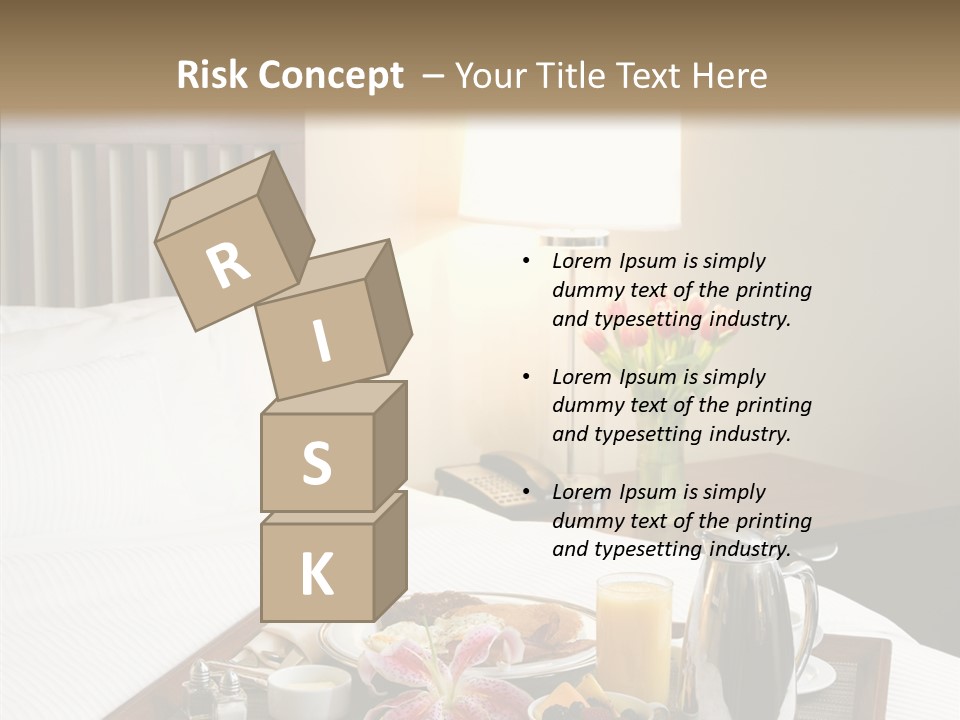 Morning Tea Tray PowerPoint Template
