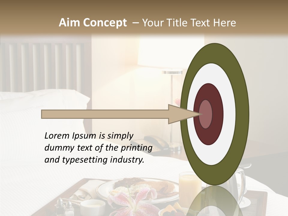 Morning Tea Tray PowerPoint Template