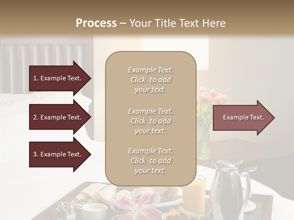 Morning Tea Tray PowerPoint Template
