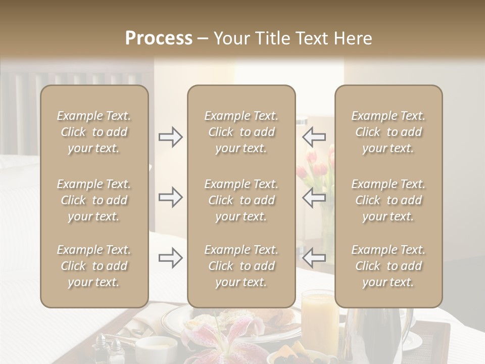 Morning Tea Tray PowerPoint Template