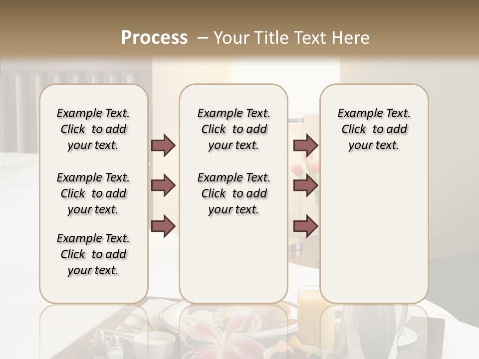 Morning Tea Tray PowerPoint Template