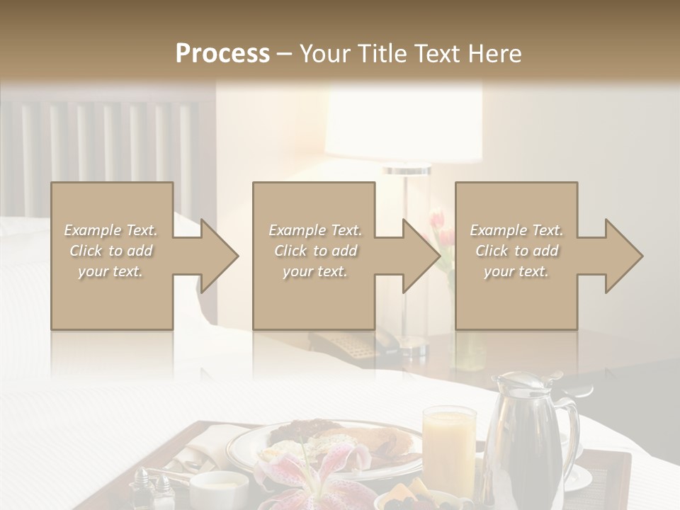 Morning Tea Tray PowerPoint Template
