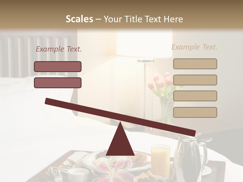 Morning Tea Tray PowerPoint Template