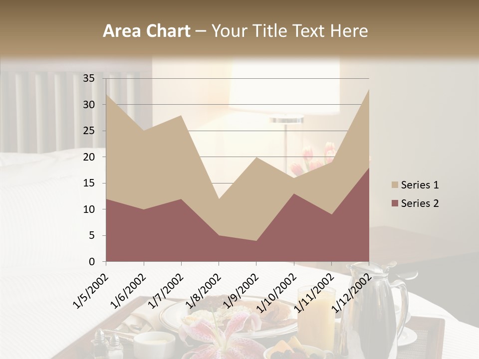 Morning Tea Tray PowerPoint Template